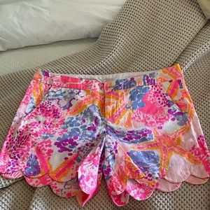 Lilly Pulitzer Scalloped Shorts